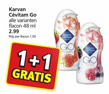 Aanbiedingen Karvan cévitam go - Karvan Cévitam - Geldig van 09/01/2017 tot 15/01/2017 bij Jan Linders