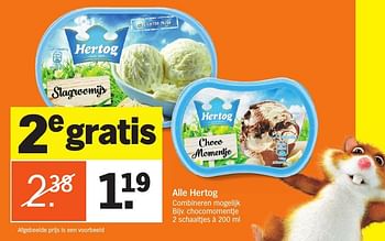 Aanbiedingen Hertog chocomomentje - Hertog - Geldig van 09/01/2017 tot 15/01/2017 bij Albert Heijn