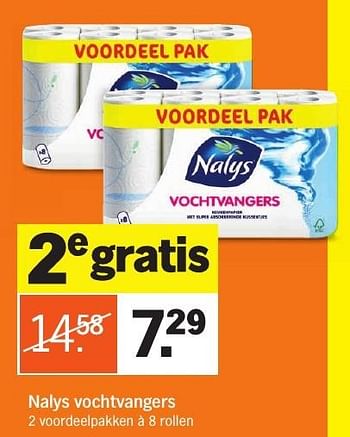 Aanbiedingen Nalys vochtvangers - Nalys - Geldig van 09/01/2017 tot 15/01/2017 bij Albert Heijn
