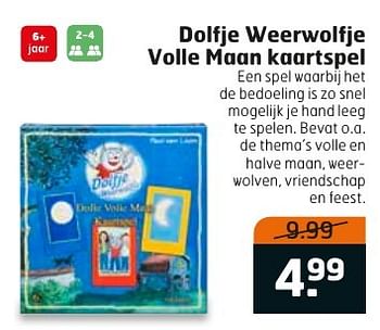 Aanbiedingen Dolfje weerwolfje volle maan kaartspel - Huismerk - Trekpleister - Geldig van 10/01/2017 tot 15/01/2017 bij Trekpleister