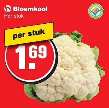 Aanbiedingen Bloemkool - Huismerk - Hoogvliet - Geldig van 11/01/2017 tot 17/01/2017 bij Hoogvliet