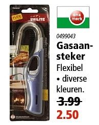 Aanbiedingen Gasaansteker - Unilite - Geldig van 05/01/2017 tot 18/01/2017 bij Marskramer