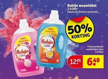 Aanbiedingen Robijn wasmiddel - Robijn - Geldig van 10/01/2017 tot 22/01/2017 bij Kruidvat
