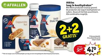 Aanbiedingen Atkins laag in koolhydraten - Atkins - Geldig van 10/01/2017 tot 22/01/2017 bij Kruidvat