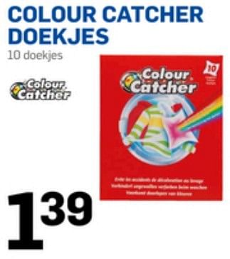 Aanbiedingen Colour catcher doekjes - Huismerk - Action - Geldig van 11/01/2017 tot 17/01/2017 bij Action