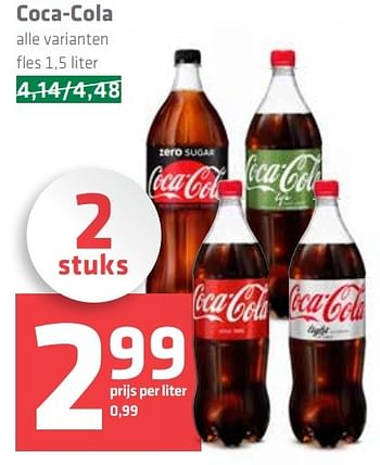 Aanbiedingen Coca-cola - Coca Cola - Geldig van 02/01/2017 tot 18/01/2017 bij Spar