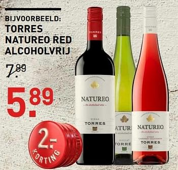 Aanbiedingen Torres natureo red alcoholvrij - Rode wijnen - Geldig van 02/01/2017 tot 22/01/2017 bij Gall & Gall