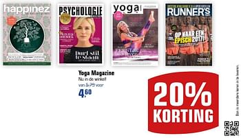 Aanbiedingen Yoga magazine - Huismerk - Primera - Geldig van 08/01/2017 tot 22/01/2017 bij Primera