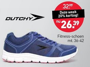 Aanbiedingen Fitness-schoen - Dutchy - Geldig van 08/01/2017 tot 22/01/2017 bij Scapino