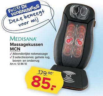 Aanbiedingen Medisana massagekussen mcn - Medisana - Geldig van 09/01/2017 tot 22/01/2017 bij Kijkshop