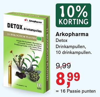 Aanbiedingen Arkopharma detox drinkampullen - Arkopharma - Geldig van 09/01/2017 tot 22/01/2017 bij Holland & Barrett