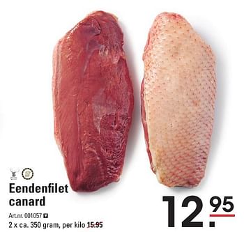 Aanbiedingen Eendenfilet canard - Ruig - Geldig van 05/01/2017 tot 23/01/2017 bij Sligro