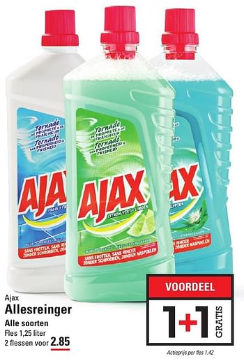 Aanbiedingen Ajax allesreinger - Ajax - Geldig van 05/01/2017 tot 23/01/2017 bij Sligro