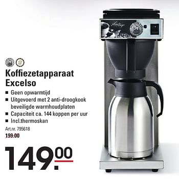 Aanbiedingen Koffiezetapparaat excelso - Alex Meijer - Geldig van 05/01/2017 tot 23/01/2017 bij Sligro