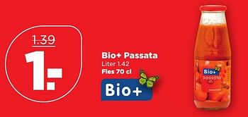 Aanbiedingen Bio+ passata - Bio+ - Geldig van 15/01/2017 tot 21/01/2017 bij Plus