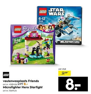 Aanbiedingen Microfighter hero starfight - Lego - Geldig van 15/01/2017 tot 21/01/2017 bij Blokker