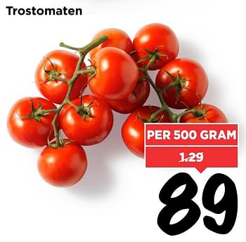 Aanbiedingen Trostomaten - Huismerk Vomar - Geldig van 15/01/2017 tot 21/01/2017 bij Vomar