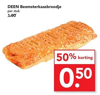 Aanbiedingen Deen beemsterkaasbroodje - Huismerk deen supermarkt - Geldig van 15/01/2017 tot 21/01/2017 bij Deen Supermarkten