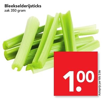 Aanbiedingen Bleekselderijsticks - Huismerk deen supermarkt - Geldig van 15/01/2017 tot 21/01/2017 bij Deen Supermarkten
