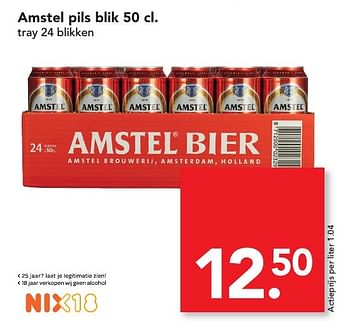 Aanbiedingen Amstel pils - Amstel - Geldig van 15/01/2017 tot 21/01/2017 bij Deen Supermarkten