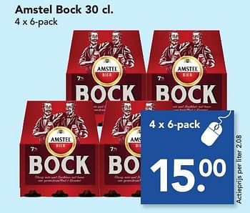 Aanbiedingen Amstel bock - Amstel - Geldig van 15/01/2017 tot 21/01/2017 bij Deen Supermarkten