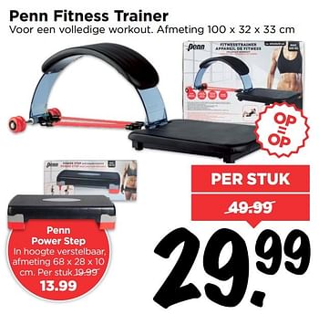 Aanbiedingen Penn fitness trainer - Penn - Geldig van 15/01/2017 tot 21/01/2017 bij Vomar