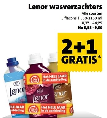 Aanbiedingen Lenor wasverzachters - Lenor - Geldig van 01/01/2017 tot 31/01/2017 bij Jumbo Supermarkten