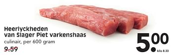 Aanbiedingen Heerlyckheden van slager piet varkenshaas - Huismerk - Em-té - Geldig van 15/01/2017 tot 21/01/2017 bij Em-té