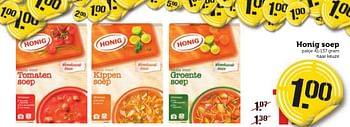 Aanbiedingen Honig soep - Honig - Geldig van 16/01/2017 tot 22/01/2017 bij Coop