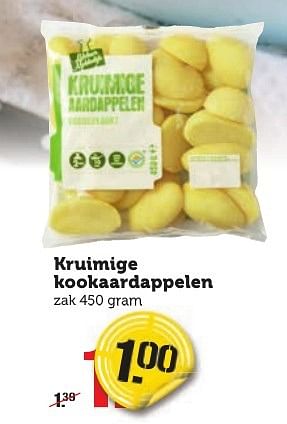 Aanbiedingen Kruimige kook aardappelen - Huismerk - Coop - Geldig van 16/01/2017 tot 22/01/2017 bij Coop