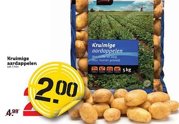 Aanbiedingen Kruimige aardappelen - Huismerk - Coop - Geldig van 16/01/2017 tot 22/01/2017 bij Coop