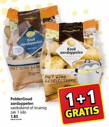 Aanbiedingen Poldergoud aardappelen - Huismerk - Jan Linders - Geldig van 16/01/2017 tot 22/01/2017 bij Jan Linders