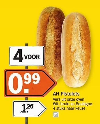 Aanbiedingen Ah pistolets - Huismerk - Albert Heijn - Geldig van 16/01/2017 tot 22/01/2017 bij Albert Heijn
