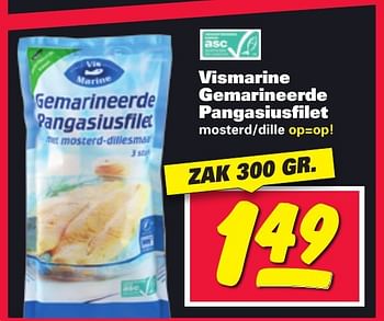 Aanbiedingen Vismarine gemarineerde pangasiusfilet - Vismarine - Geldig van 16/01/2017 tot 22/01/2017 bij Nettorama