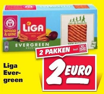 Aanbiedingen Liga evergreen - Liga - Geldig van 16/01/2017 tot 22/01/2017 bij Nettorama