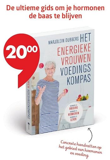 Aanbiedingen Energieke vrouwen voedings kompas - Huismerk-Bruna - Geldig van 02/01/2017 tot 22/01/2017 bij Bruna