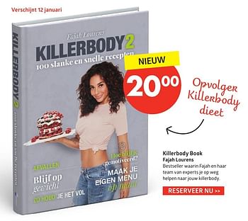 Aanbiedingen Killerbody book fajah lourens - Huismerk-Bruna - Geldig van 02/01/2017 tot 22/01/2017 bij Bruna