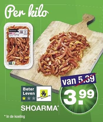 Aanbiedingen Shoarma - Huismerk - Aldi - Geldig van 15/01/2017 tot 22/01/2017 bij Aldi