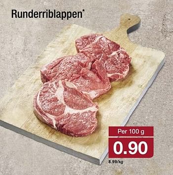 Aanbiedingen Runderriblappen - Huismerk - Aldi - Geldig van 15/01/2017 tot 22/01/2017 bij Aldi