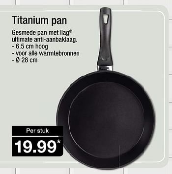 Aanbiedingen Titanium pan - Huismerk - Aldi - Geldig van 15/01/2017 tot 22/01/2017 bij Aldi