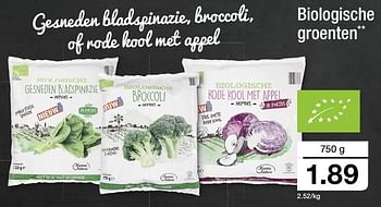 Aanbiedingen Biologische groenten - Huismerk - Aldi - Geldig van 15/01/2017 tot 22/01/2017 bij Aldi