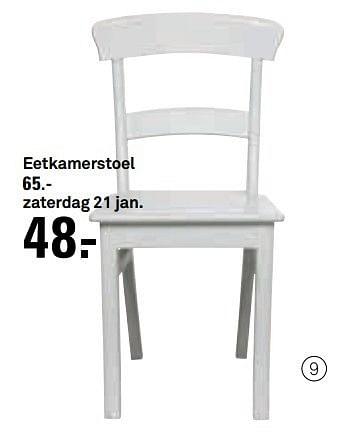 Aanbiedingen Eetkamerstoel - Huismerk Karwei - Geldig van 16/01/2017 tot 22/01/2017 bij Karwei