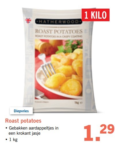 Aanbiedingen Roast potatoes - Hatherwood - Geldig van 16/01/2017 tot 22/01/2017 bij Lidl