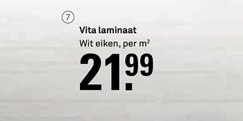 Aanbiedingen Vita laminaat - Huismerk Karwei - Geldig van 16/01/2017 tot 22/01/2017 bij Karwei