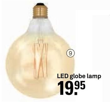 Aanbiedingen Led globe lamp - Huismerk Karwei - Geldig van 16/01/2017 tot 22/01/2017 bij Karwei