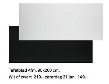 Aanbiedingen Tafelblad - Huismerk Karwei - Geldig van 16/01/2017 tot 22/01/2017 bij Karwei