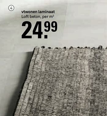Aanbiedingen Vtwonen laminaat - vtwonen - Geldig van 16/01/2017 tot 22/01/2017 bij Karwei