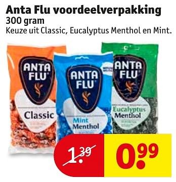 Aanbiedingen Anta flu voordeelverpakking - Anta Flu - Geldig van 17/01/2017 tot 22/01/2017 bij Kruidvat