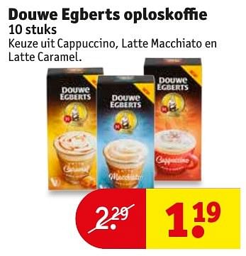 Aanbiedingen Douwe egberts oploskoffie - Douwe Egberts - Geldig van 17/01/2017 tot 22/01/2017 bij Kruidvat