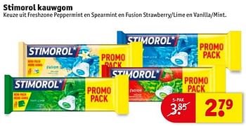 Aanbiedingen Stimorol kauwgom - Stimorol - Geldig van 17/01/2017 tot 22/01/2017 bij Kruidvat